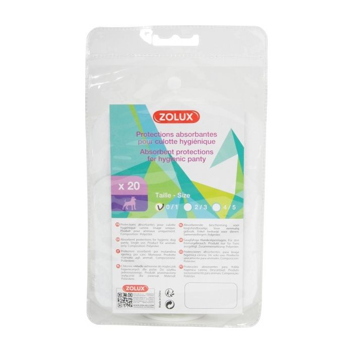 Protège culotte pour chien T4 T5 x 20 - Zolux