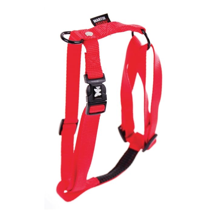 Harnais confort - Martin Sellier - 20 mm x 50/70 cm - Rouge