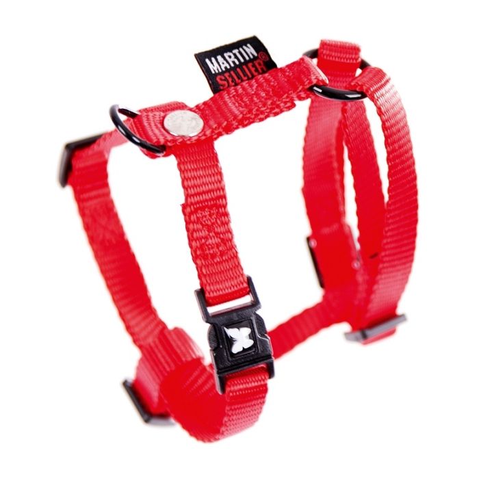 Harnais confort - Martin Sellier - 16 mm x 35/50 cm - Rouge