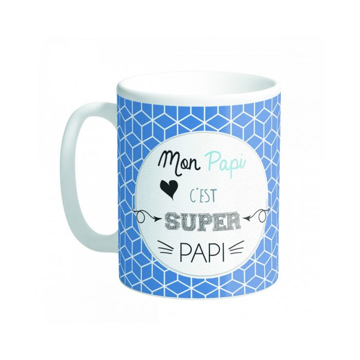 Mug céramique mon Papi c'est super Papi