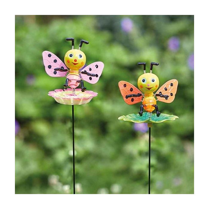 Piquet de bordure Abeilles - Loony Stakes - Peint à la main