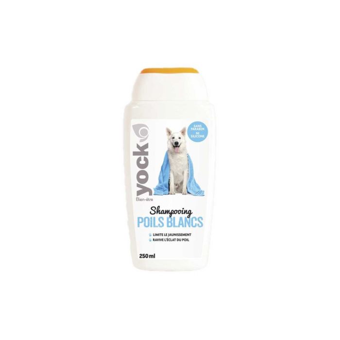 Shampoing pour chien à poils blancs - Yock Bien-Être - 250 ml