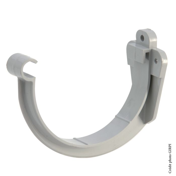 Support de gouttière développé de 25 - GIRPI - PVC - Gris