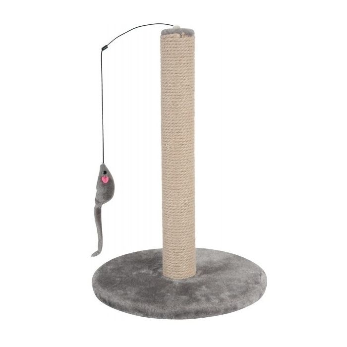 Poteau à griffer pour chat - Zolux - Ø 32 x h 48 cm - Gris