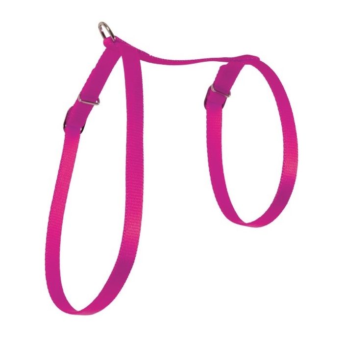 Harnais Nylon réglable pour chat - Zolux - Rose Fuchsia