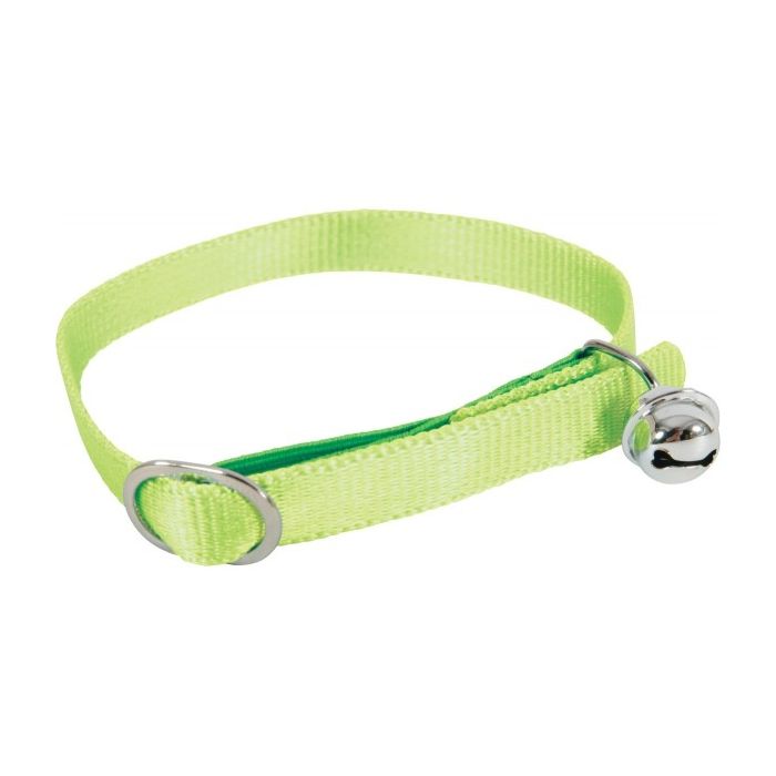 Collier Nylon pour chat - Zolux - Réglable - Vert Anis