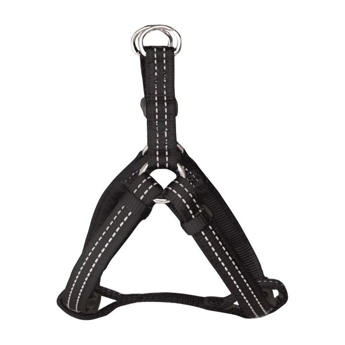 Harnais réfléchissant Reflex Cushion pour chien - Zolux - 15 mm - Noir
