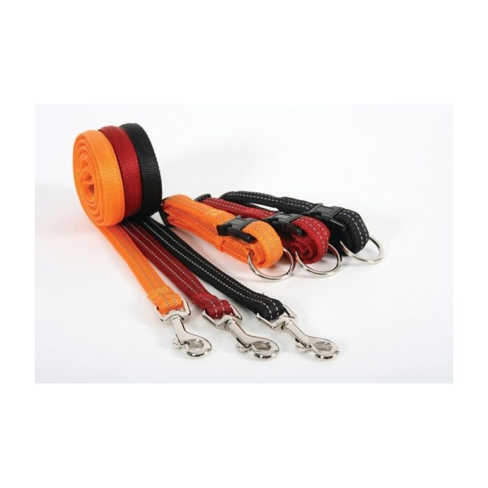 Collier réglable Reflex Cushion pour chien - Zolux - 20 mm - Rouge