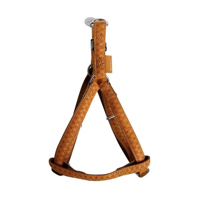 Harnais réglable Mac Leather pour chiens - Zolux - 20 mm - Jaune