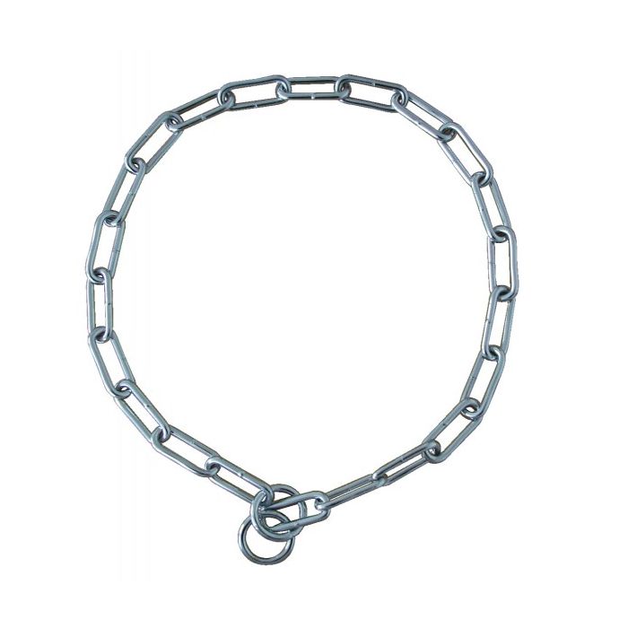 Collier étrangleur pour Berger Allemand - Maille forte - Zolux - Métal - 65 cm