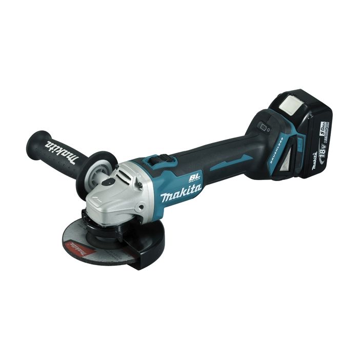 Meuleuse DGA506RTJ à batterie Li-Ion - Makita - Ø 125 mm - 18 V - 5 Ah