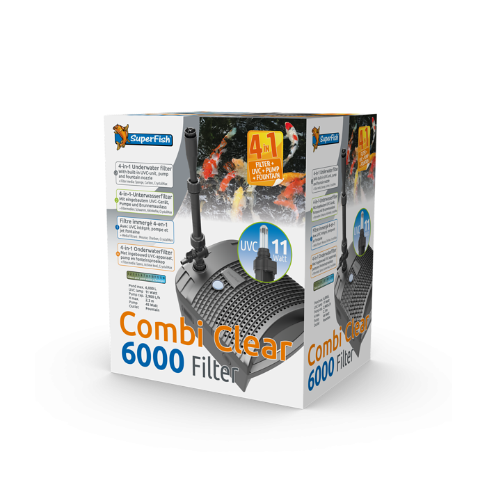 Filtre combi clear - Superfish 6000