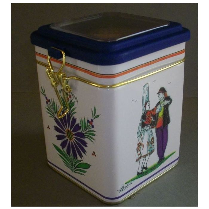 Galettes bretonnes - petite boîte à fenêtre carrée - Les galettes de Belle Isle - 180 gr