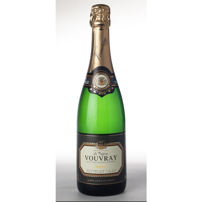 Vin pétillant - Vouvray 1/2 sec - le Tuffeau - 75 cl