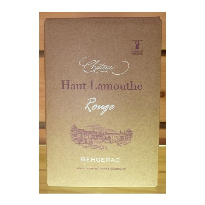 Vin Bergerac - Château Haut Lamouthe - Rouge- Bag in Box de 5 litres 