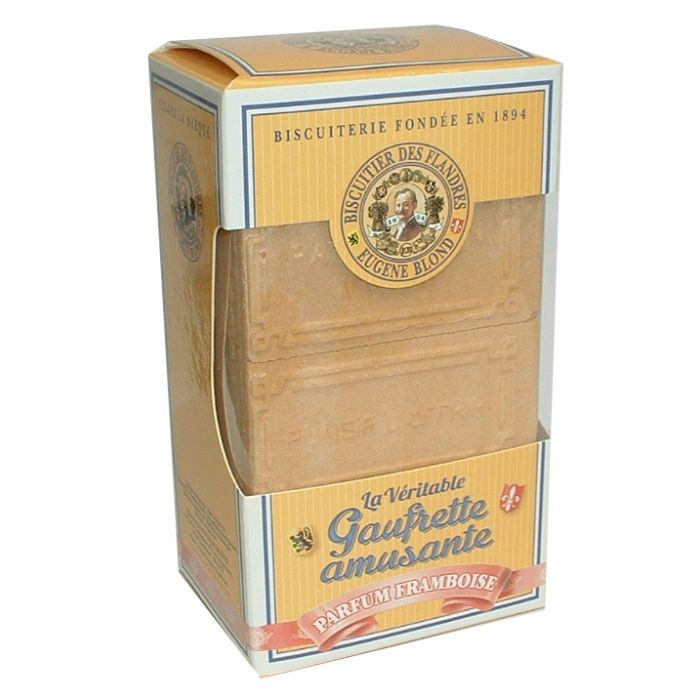 La Véritable Gaufrette amusante - Eugène Blond - Framboise - 175 g
