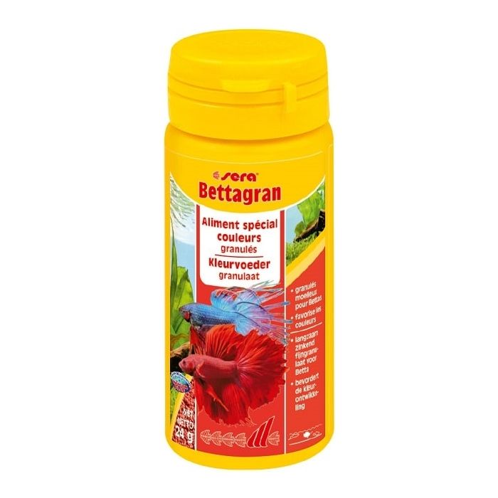 Aliment spécial couleurs granulés Bettagran - Sera - 24 gr