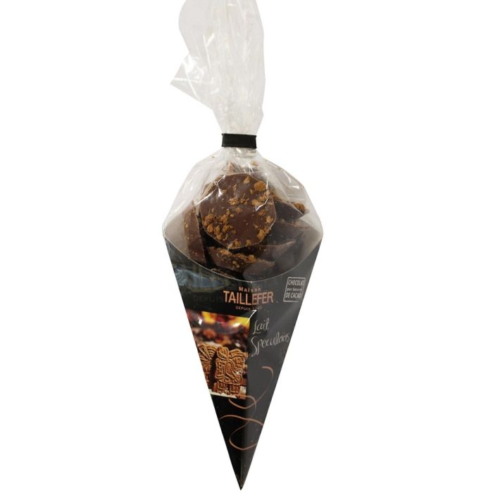 Cornet chocolat au lait spéculoos - Maison Taillefer - 150 gr