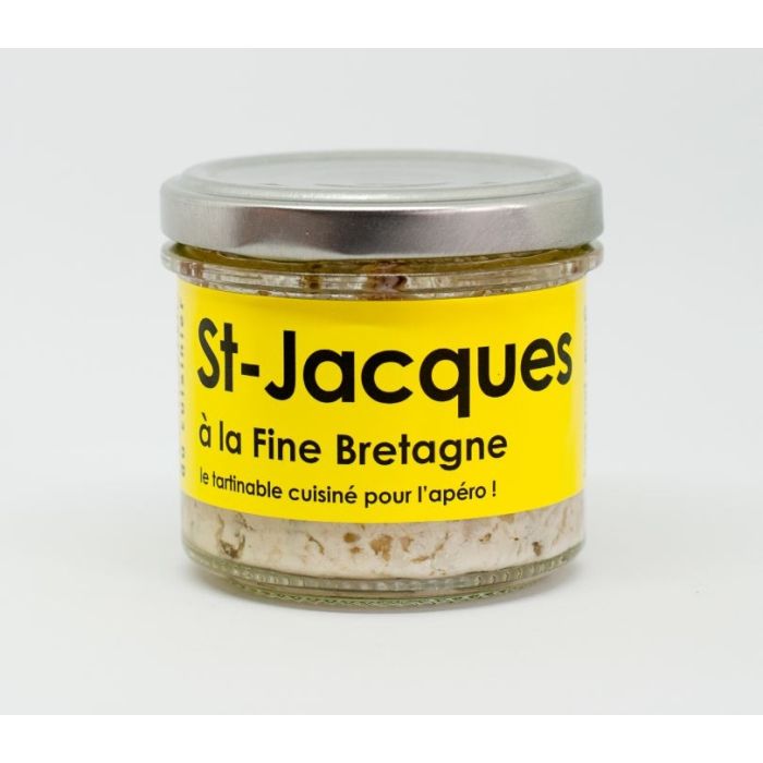 Rillettes St-Jacques à la fine Bretagne - L'atelier du cuisinier - 80 g