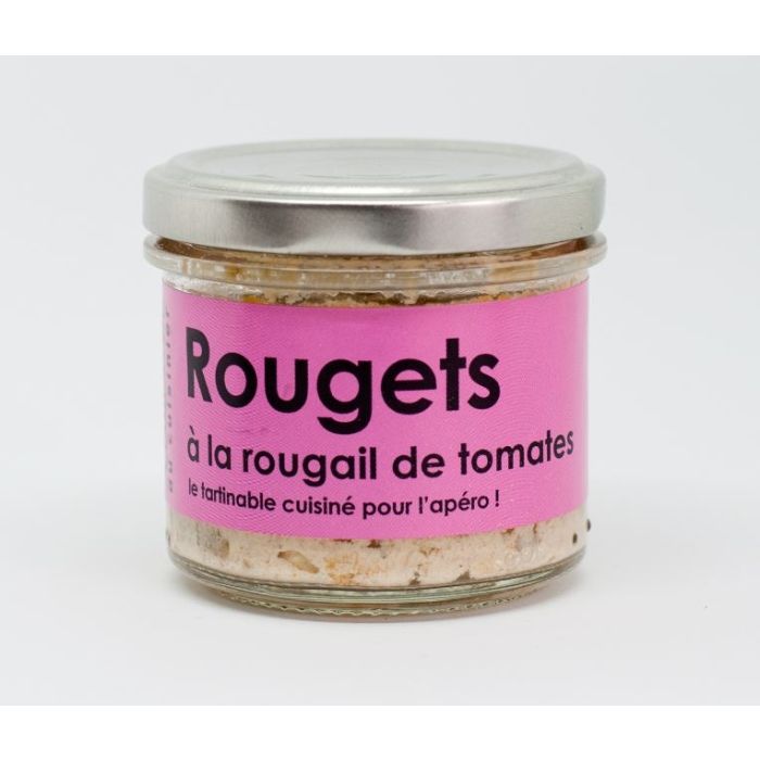 Rillettes Rougets à la rougail de tomates - L'atelier du cuisinier - 80 g
