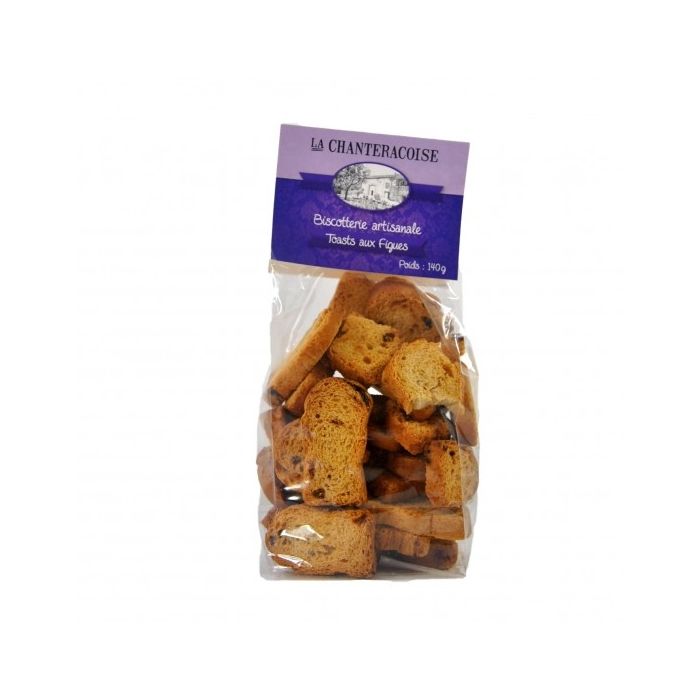 Toasts artisanales aux figues - La Chanteracoise - 140 gr