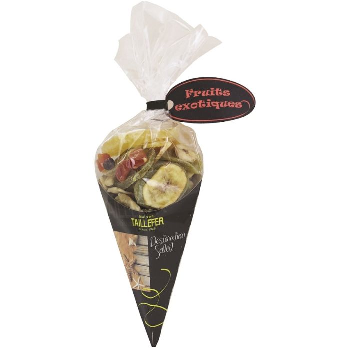 Cornet fruits exotiques Destination soleil - Maison Taillefer - 210 gr