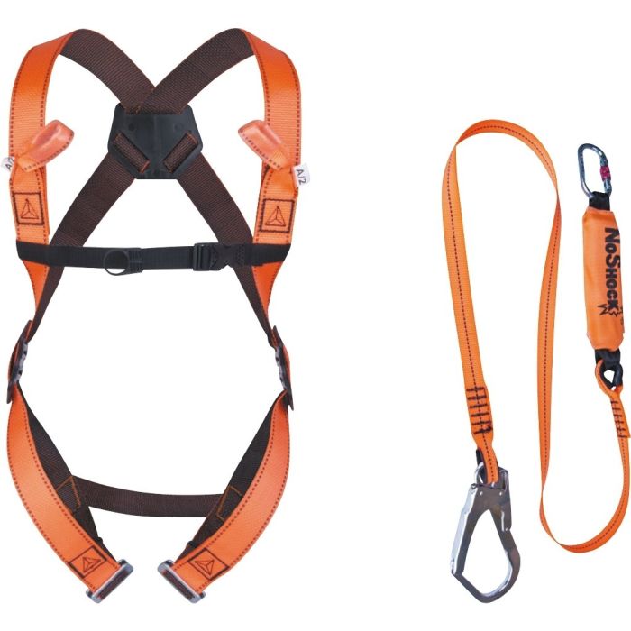 Kit antichute toit ELARA190 - Delta Plus - Prêt à l'emploi - orange