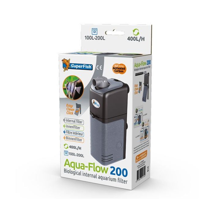 Filtre pour aquarium jusqu'à 200 L - Superfish Aquaflow 200 