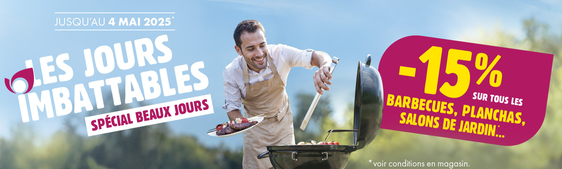 promotion mobilier de jardin et barbecue